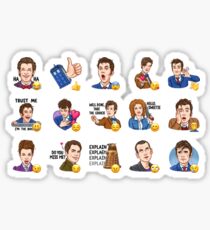 Doctor Who Emojis Sticker
