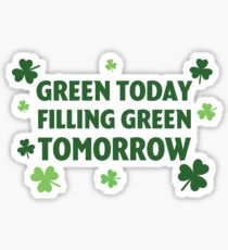 St. Patrick's Day Green Sticker
