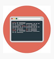 Web development Photographic Print