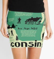 Wisconsin National Parks Infographic Map Mini Skirt
