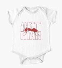 ANT MAN Short Sleeve Baby One-Piece
