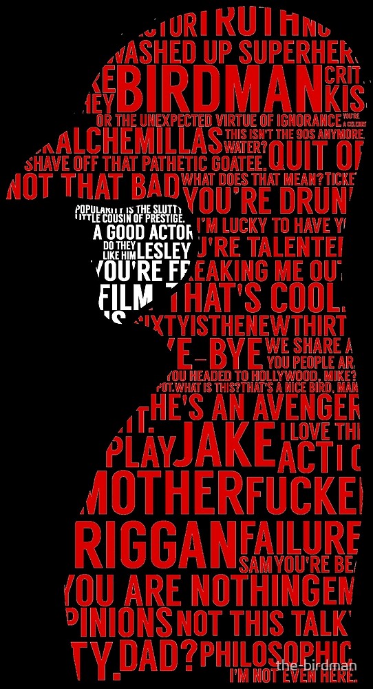 "Birdman Quotes " by thebirdman Redbubble