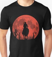 Camiseta unisex CAMISETA RED DEAL REDEMPTION 2 - RED MOON COWBOY