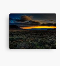 Levisham Sunset, North Yorkshire Canvas Print