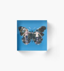 Life is Strange - Chloe & Max on the train tracks Acrylic Block