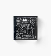 JEAN MICHEL BASQUIAT BEAT BOP ALBUM FAN ART. Acrylic Block