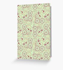 Bicycle Parts Greeting Card