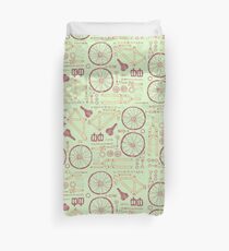 Bicycle Parts Duvet Cover