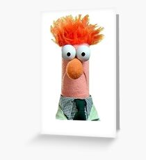 Beaker Muppet Greeting Card