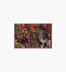 Orchid Cats Art Board