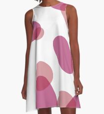 Chic Design Punkte A-Linien Kleid