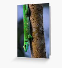COOL GREEN Greeting Card