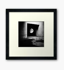 To the Moon Framed Print