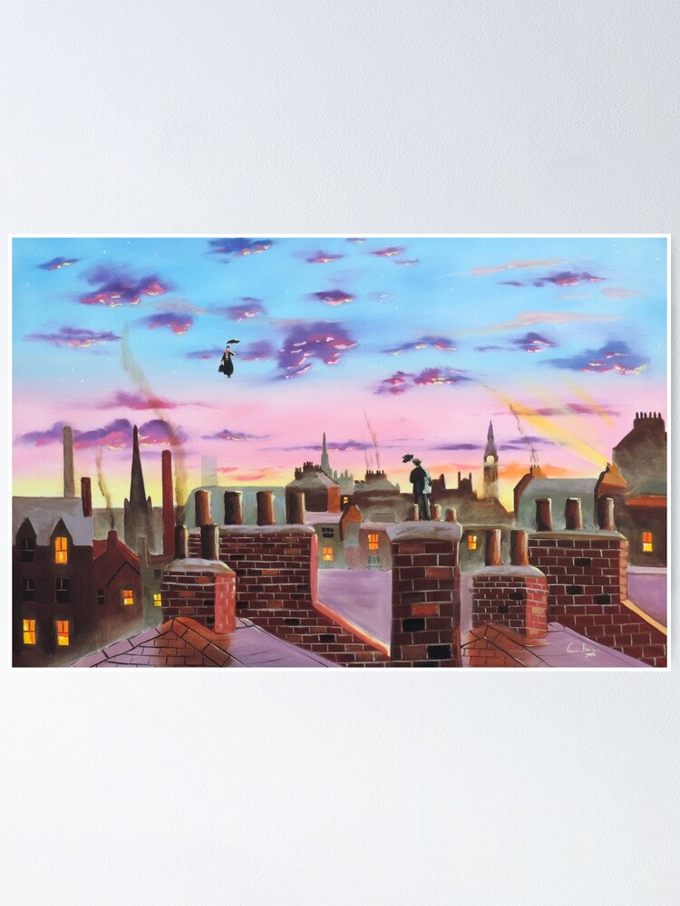 Alternate view of Mary Poppins and Bert Poster