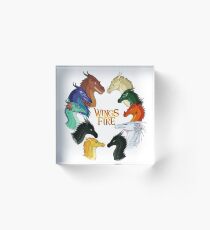 wings of fire Acrylic Block