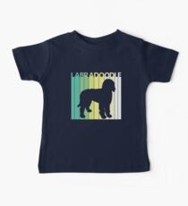 Cute Labradoodle Silhouette Baby Tee