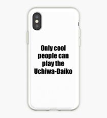 Uchiwa-Daiko Player Musician Funny Gift Idea iPhone Case