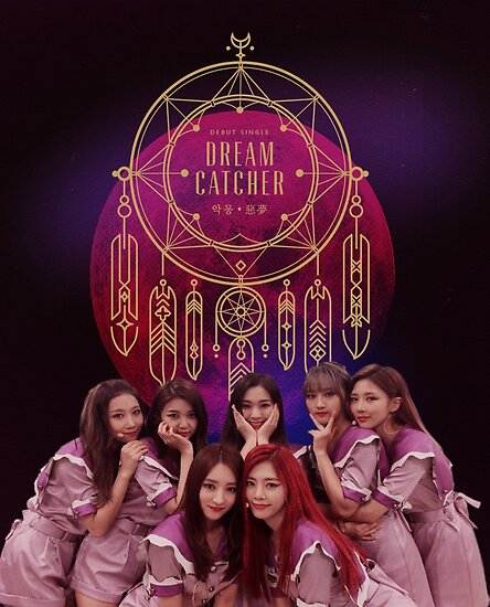 "Dreamcatcher-Kpop-Mädchengruppe" Poster von moonkonic | Redbubble