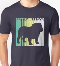 Cute British Bulldog Silhouette Unisex T-Shirt