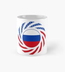 Russian American Multinational Patriot Flag Series Classic Mug