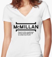 McMillan Company Fitted V-Neck T-Shirt