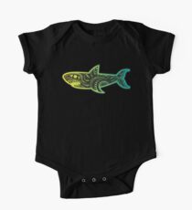 Hawaiian Tribal Shark Art | Cooles Aumakua Design Geschenk Baby Body Kurzarm