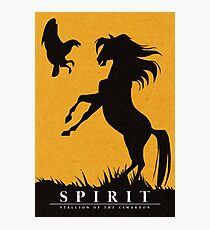 Spirit : Stallion of the Cimarron Minimalist Photographic Print