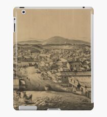 Vintage Pictorial Illustration of San Francisco CA (1851) iPad Case/Skin