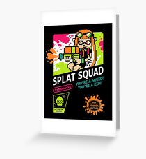 SPLAT SQUAD Greeting Card