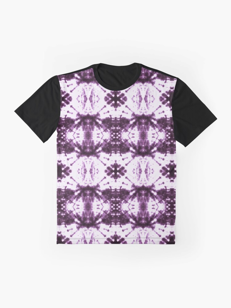 Alternate view of Ikat Shibori Violet Graphic T-Shirt
