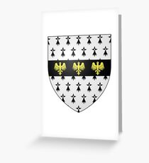 French France Coat of Arms 17797 Blason Nicolas François Sylvestre Régnier Restauration Greeting Card