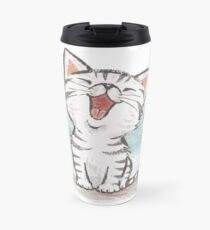 American Shorthair happy Travel Mug