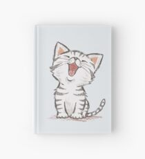 American Shorthair happy Hardcover Journal