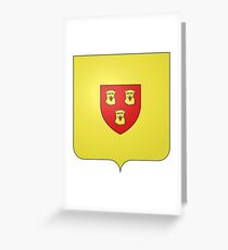 French France Coat of Arms 17798 Blason Nicolas Jean de Dieu Soult Restauration Greeting Card