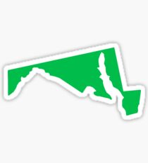 Kelly Green Maryland Sticker