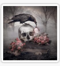 Raven and the Roses Sticker