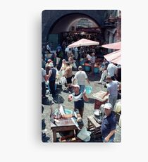 Catania Fish Market Canvas Print