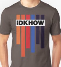 iDKHOW Colour Bars w/ Logo Unisex T-Shirt
