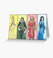 The Four Founders Greeting Card