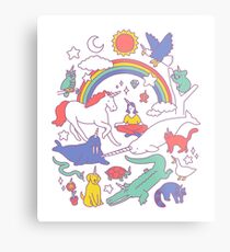 Unicorns! Metal Print
