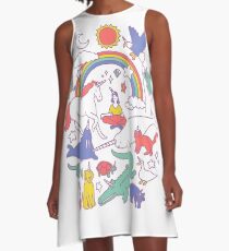 Unicorns! A-Line Dress