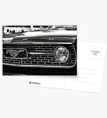 close up of Ford Mustang Postcards