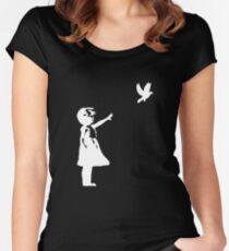 Carrier Pigeon Women's Fitted Scoop T-Shirt