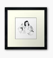 i love this song Framed Print
