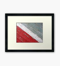Diagonal Framed Print