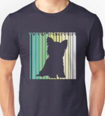 Cute Yorkshire Terrier Silhouette Unisex T-Shirt