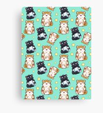 Fluffy, not Fat Canvas Print