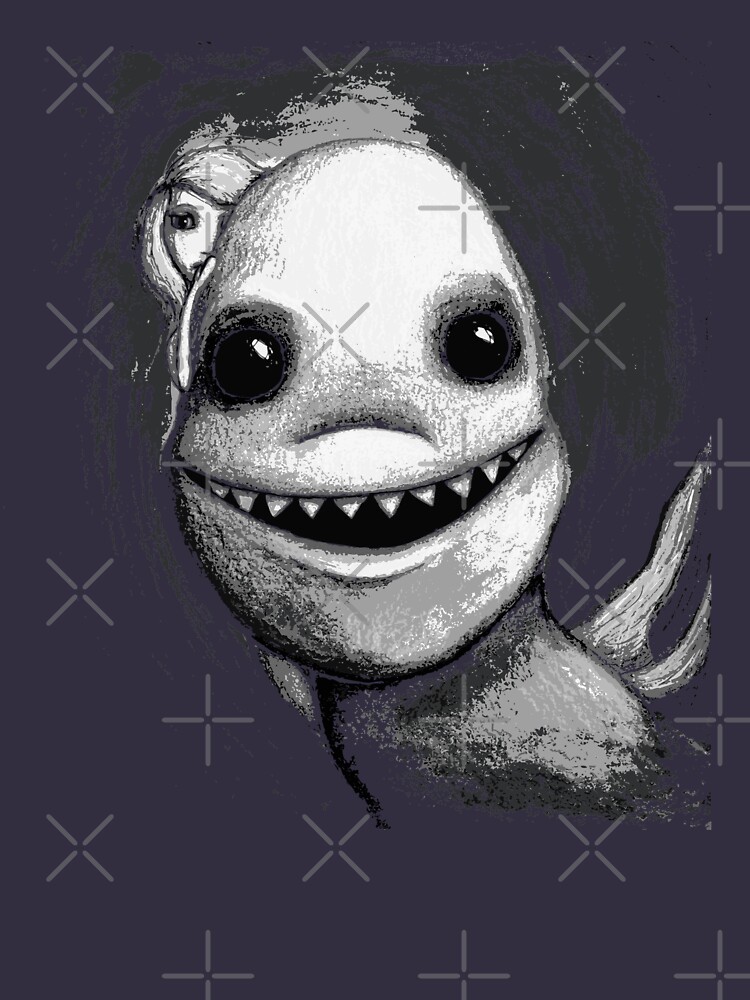 Meeting New People for Nessie and Mermaid (Grayscale Version) by LittleMissTyne