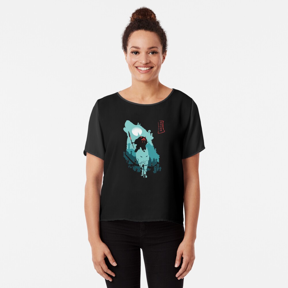 The Forest Protrectress Chiffon Top