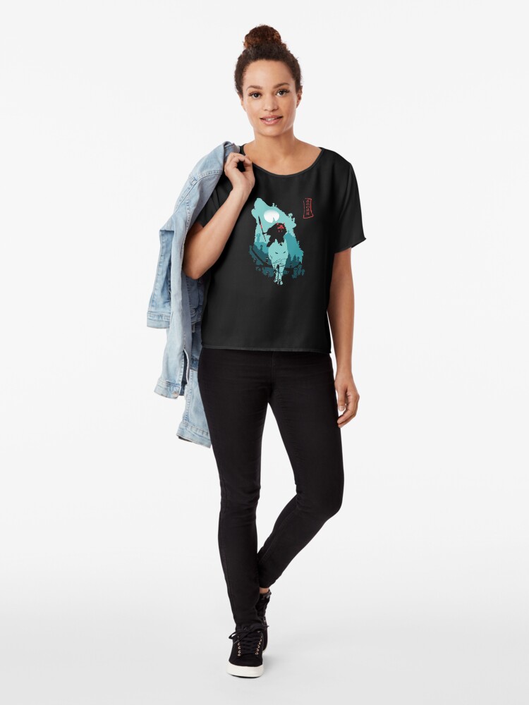 Alternate view of The Forest Protrectress Chiffon Top